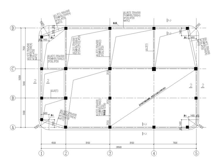 单层设备用房施工图资料下载-[北京]单层框架结构高压氧舱结构施工图