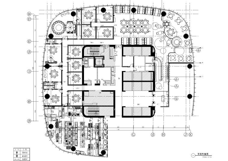 5星级酒店餐饮空间cad资料下载-2020年5月大型餐饮空间设计施工图