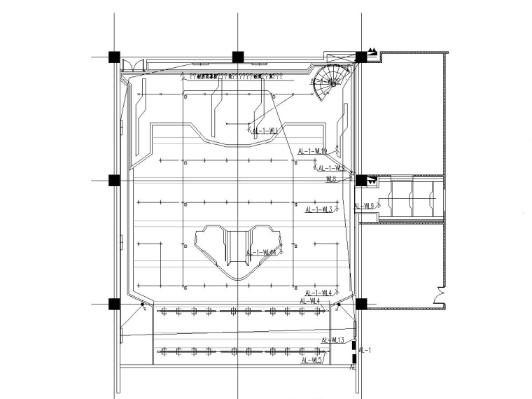 展厅室内实景资料下载-广某达体验中心展厅室内电气竣工图