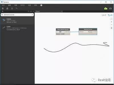 Dynamo将指定族沿revit三位曲线放置_4