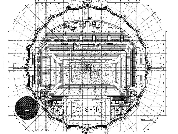 能源站建筑施工图资料下载-[湖南]某市两万平体育中心电气施工图（全）