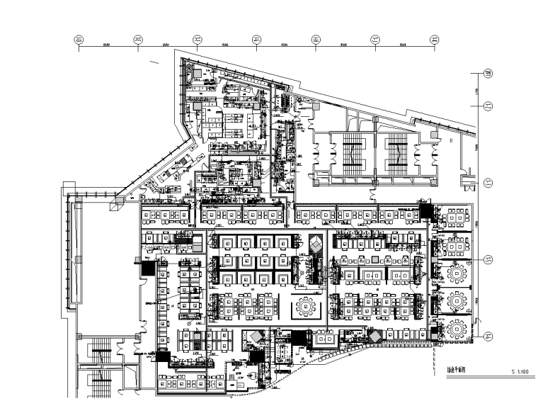 餐厅厨房设计CAD资料下载-武汉商店机电设计图（餐厅、包间、厨房）