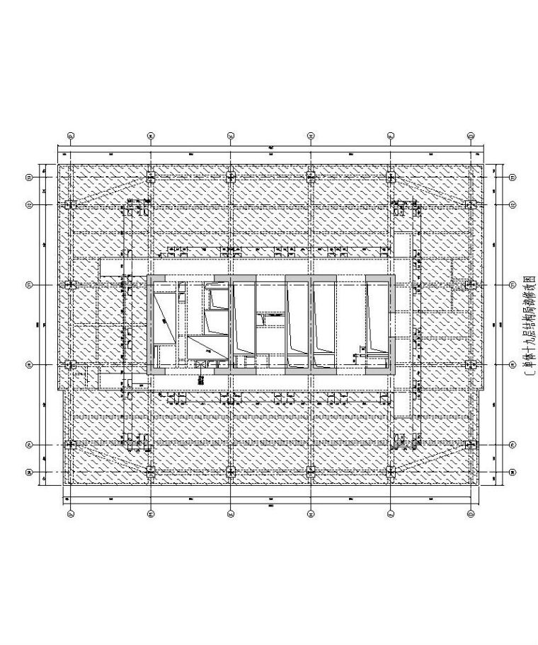 古城楼建筑图纸资料下载-[安徽]现代风办公写字楼施工图设计 结构