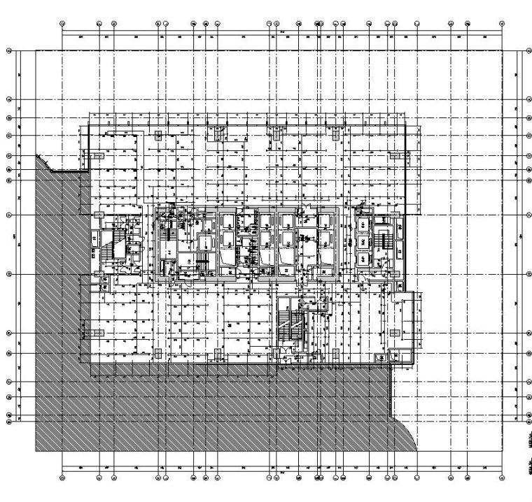 古城楼建筑图纸资料下载-[安徽]现代风办公写字楼施工图设计 给排水