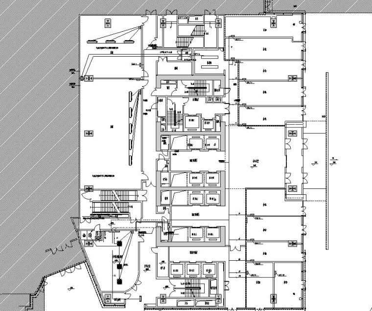 多层建筑现代风效果图资料下载-[安徽]现代风办公写字楼施工图设计 电气