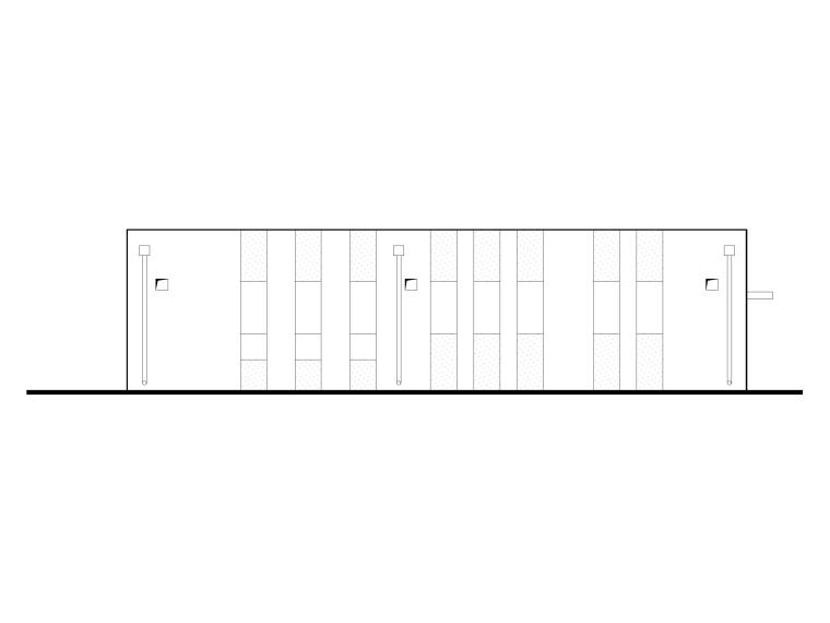 加油站二层站房施工图资料下载-[福建]厂区单层框架结构站房建筑施工图