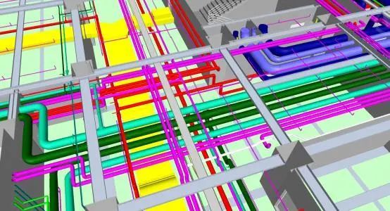 机电管道综合支架方案资料下载-[收藏]BIM机电综合排布总结