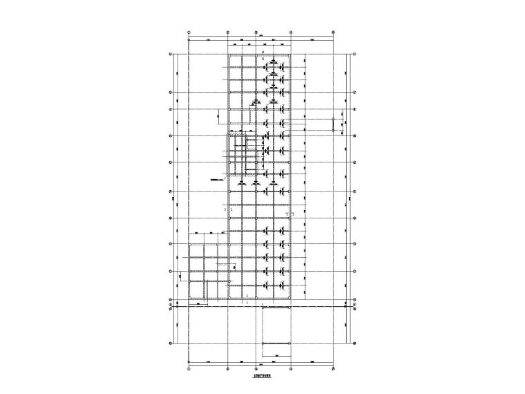 建筑图纸低层资料下载-[广东]3层框架结构厂房结构施工图_门刚雨棚