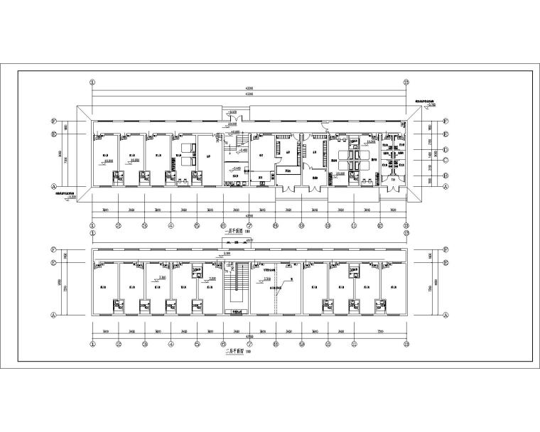 宿舍建筑暖通图资料下载-[河南]某多层宿舍楼建筑暖通图_内涵负荷表