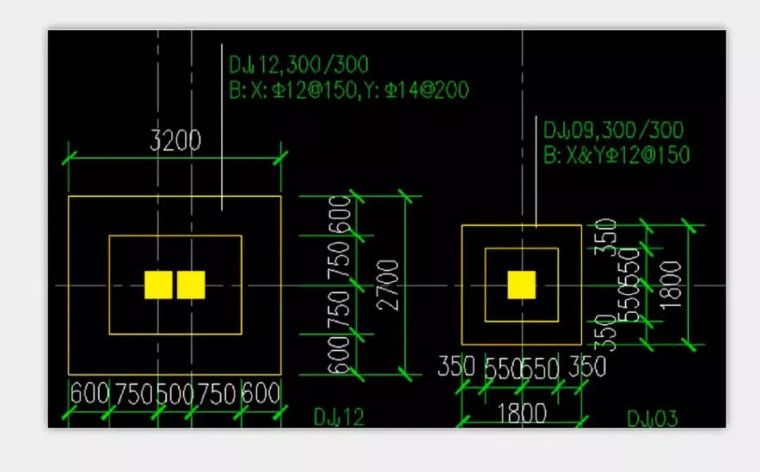 原位标注和集中标注的区别资料下载-独立基础底部配筋构造及计算