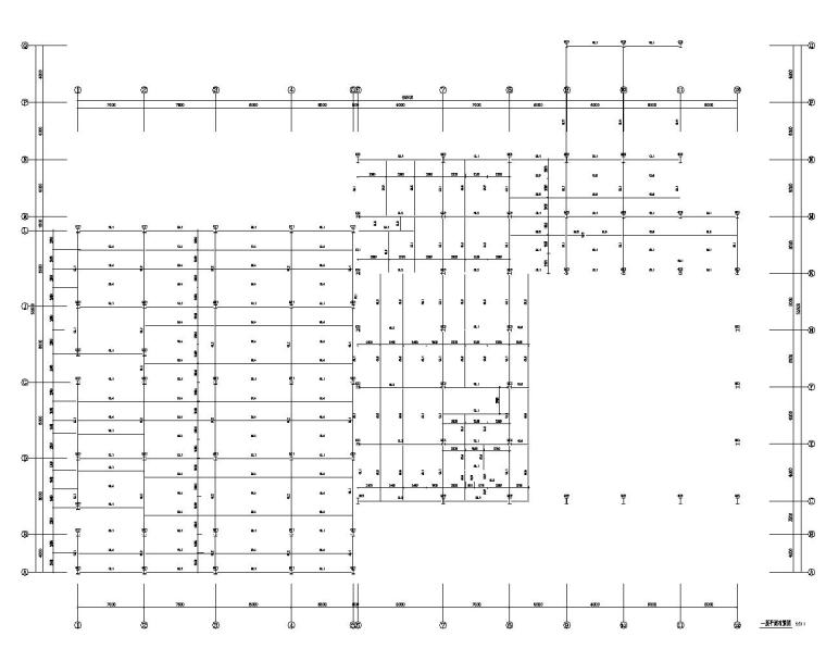 龙门钢架大样图资料下载-某汽车4S店门式钢架结构施工图（CAD）