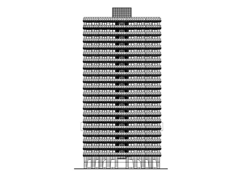 建筑物施工设计资料下载-[上海]现代风格4栋住宅建筑施工设计