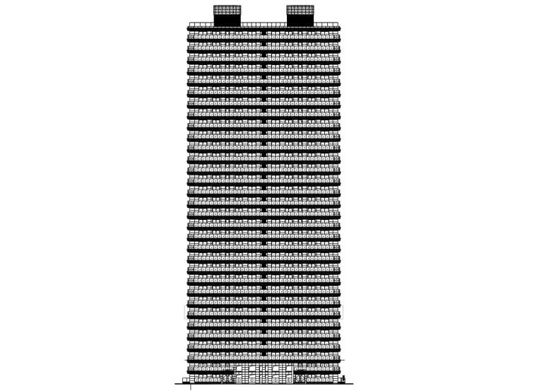 建筑施工平面图内容资料下载-[上海]现代风格6栋住宅建筑施工设计