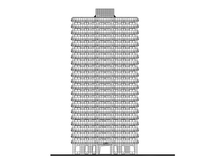 建筑现代立面风格资料下载-[上海]现代风格3栋住宅建筑施工设计