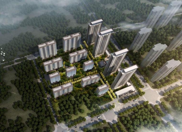 湖北襄阳地块项目资料下载-[湖北]襄阳高层+洋房住宅建筑方案设计