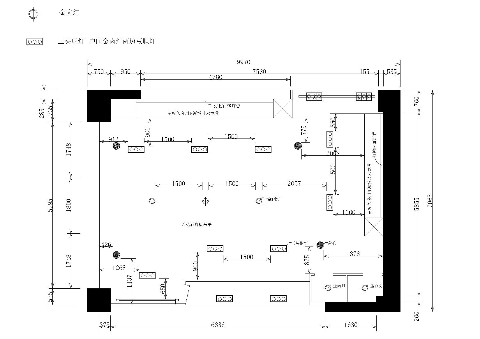 130平方服装店设计施工图