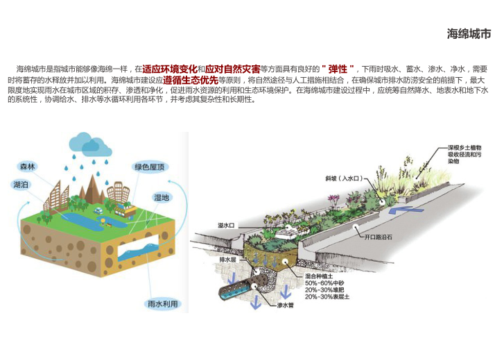 天津港东疆商务区城市规划设计文本 海绵城市