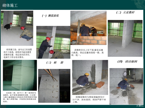 房屋建筑结构砖砌体工程技术交底-砌体施工