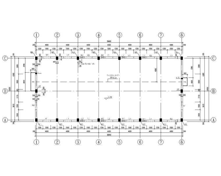 免费混凝土cad施工图资料下载-水厂滤站混凝土结构施工图（CAD）