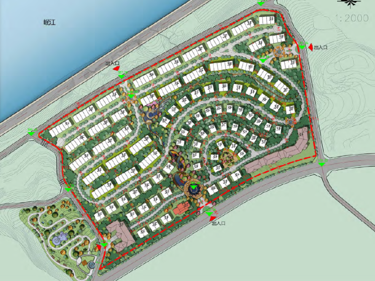 潮南居住区规划资料下载-[四川]宜宾居住区概念规划设计方案