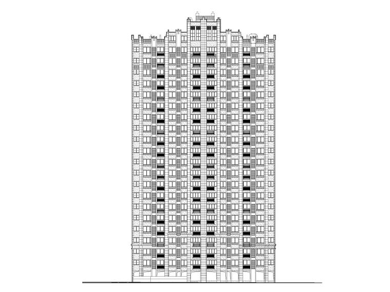 住宅建筑施工图含大样资料下载-安置房高层住宅及配套建筑施工图(含节能)