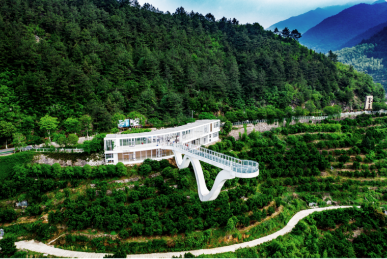 衢州桃源七里景区玻璃挑台设计-景观设计-筑龙园林景观论坛