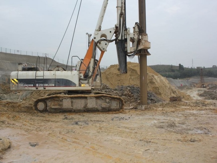 旋挖管桩基础施工方案资料下载-学校项目旋挖钻孔灌注桩基础施工方案