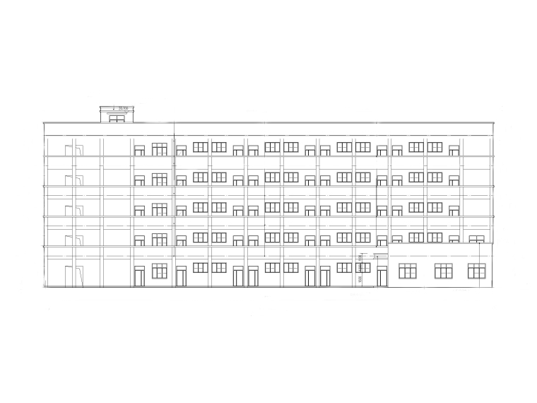 学校游泳池框架结构资料下载-[湖北]五层框架结构小学教学楼建筑施工图