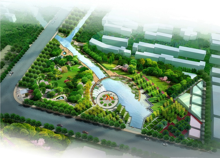 [河北]城市环城水系景观规划设计方案