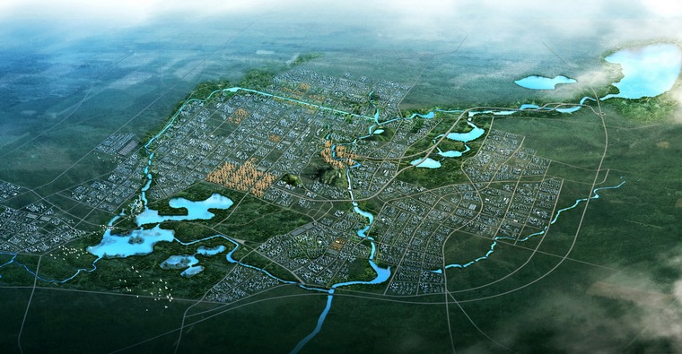 [河北]城市环城水系景观规划设计方案