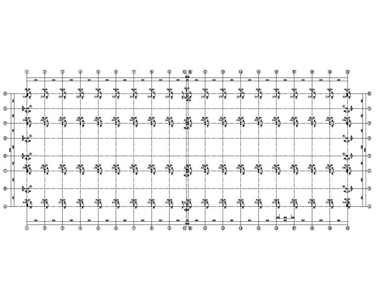 基础梁结构做法资料下载-混凝土柱吊车梁厂房结构施工图（CAD）