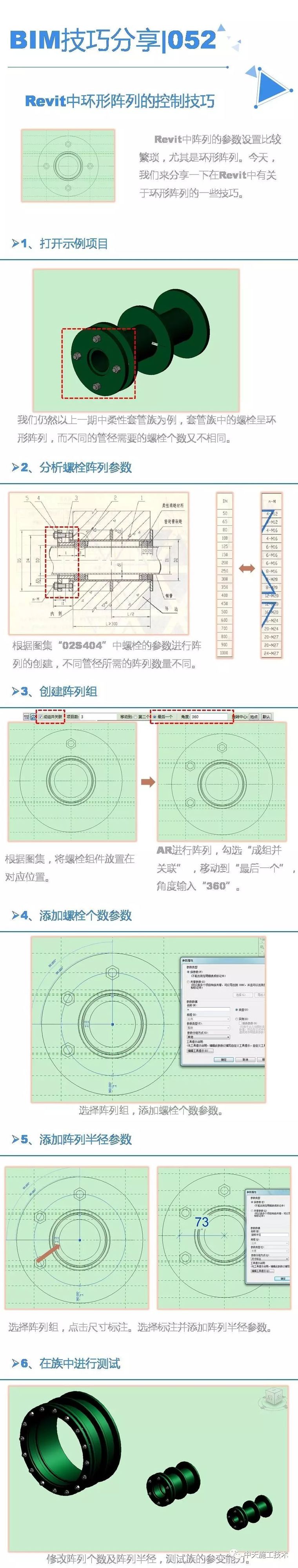 cad环形阵列资料下载-Revit中环形阵列的控制技巧