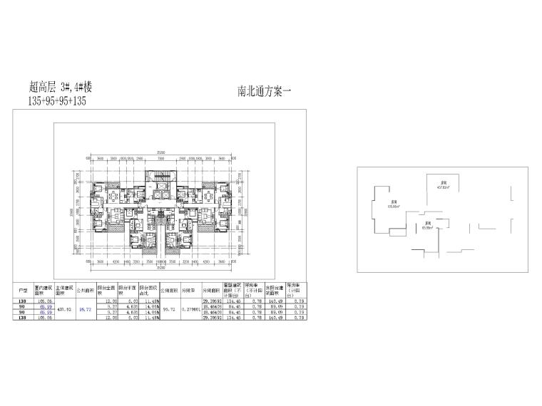 超高层住宅户型平面设计（知名设计公司）-超高层住宅户型平面设计4