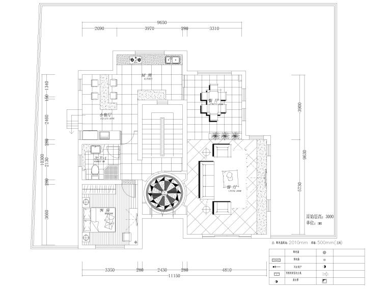 2层别墅案例资料下载-451㎡现代二层别墅室内装饰设计施工图