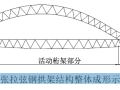 张拉弦钢拱架结构计算分析方法研究
