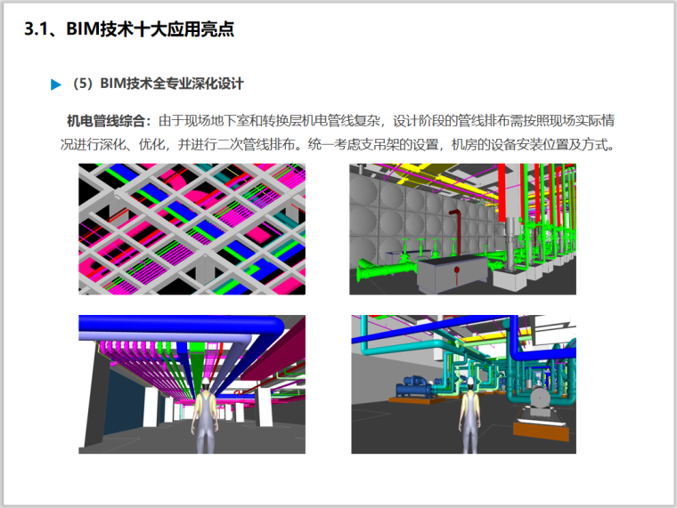 大学校区EPC模式BIM施工应用（含模型漫游）-机电管线综合