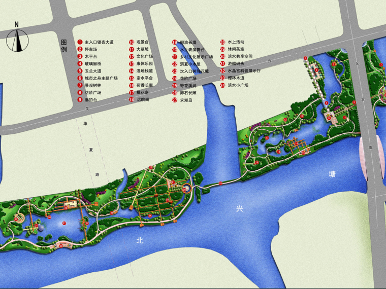 休斯敦城市走廊资料下载-[江苏]生态走廊一期工程景观深化方案