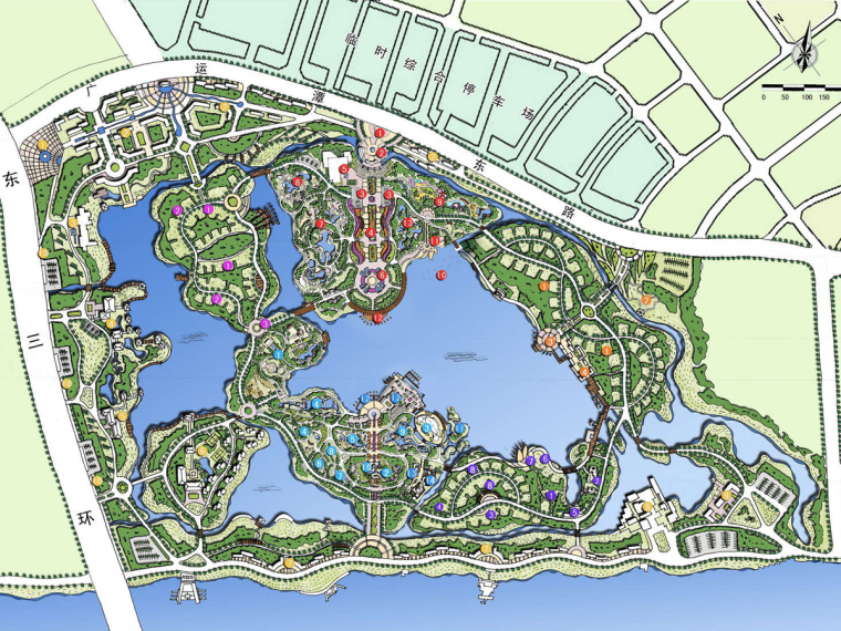 陕西公园设计资料下载-[陕西]国际博览型专类主题公园规划设计方案