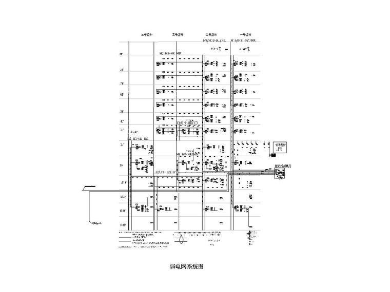 长春文化交流中心资料下载-[北京]文化交流中心配套酒店弱电图纸