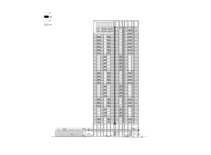 人才公寓建筑资料下载-[广东]太子湾高层人才公寓建筑施工图PDF版