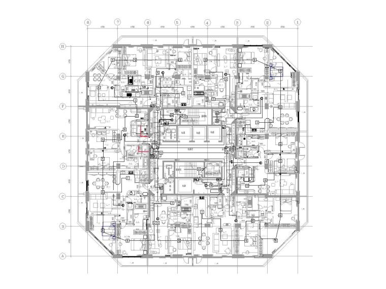 展厅改造项目电气部分资料下载-[北京]国贸公寓改造项目电气招标图2017.11