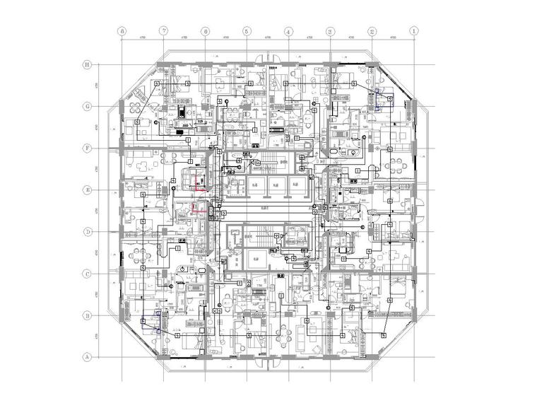 水库移民扶持项目资料下载-[北京]国贸公寓改造项目电气招标图2017.11