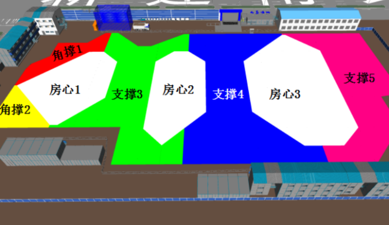 太原急诊楼深基坑开挖降水支护监测方案图文-挖土施工段划分