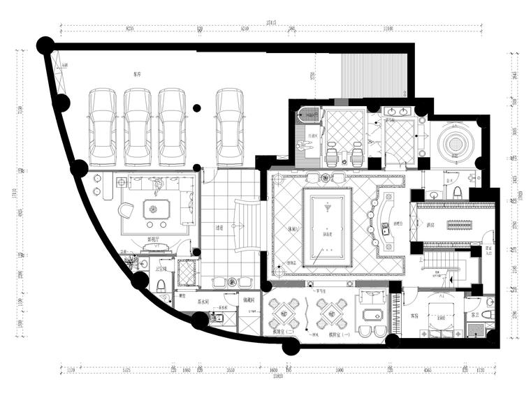 别墅样板房机电施工图资料下载-[福建]大洋鹭洲三层六居室别墅样板房施工图