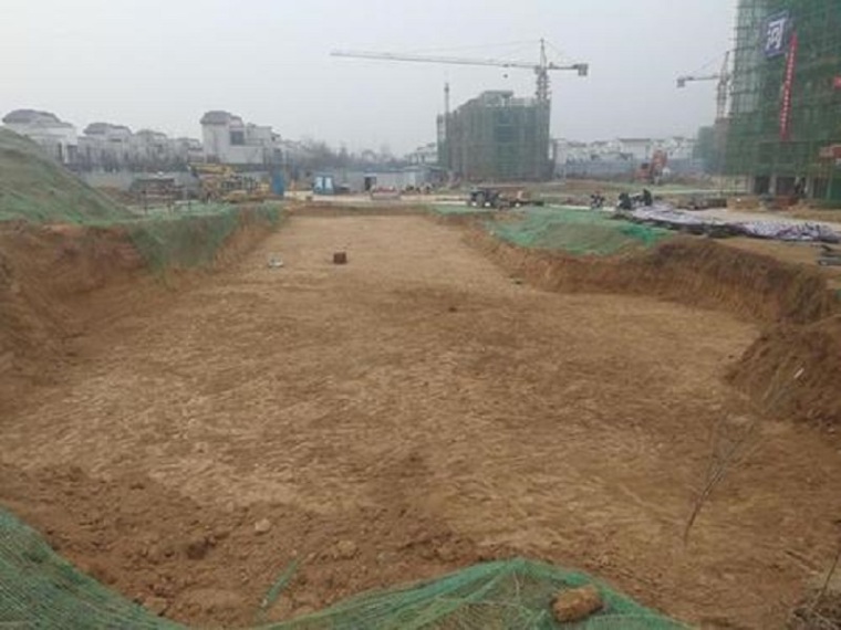 土方钻孔开挖资料下载-商住楼基坑土方开挖施工方案