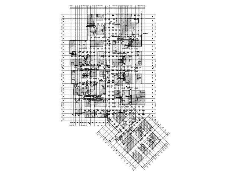 酒店地库施工图资料下载-[上海]单层框架结构地库结构施工图2016