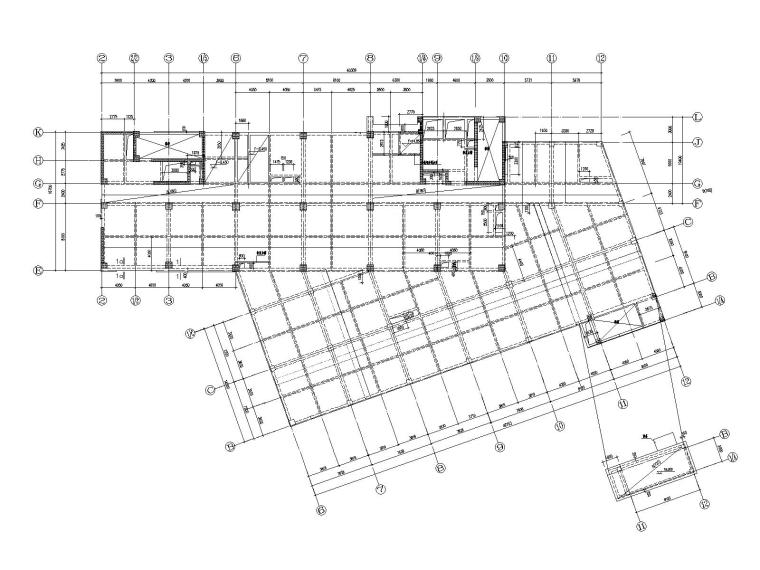 7层住宅楼建施和结施资料下载-[上海]12层框剪结构医院综合楼结施图_含建