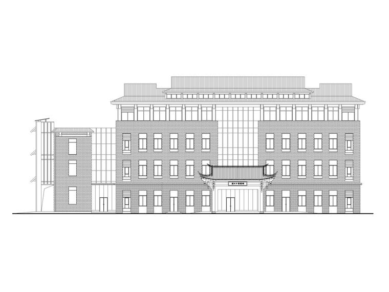 建施图四川资料下载-中医医院门诊医技楼康复楼及附属建筑施工图