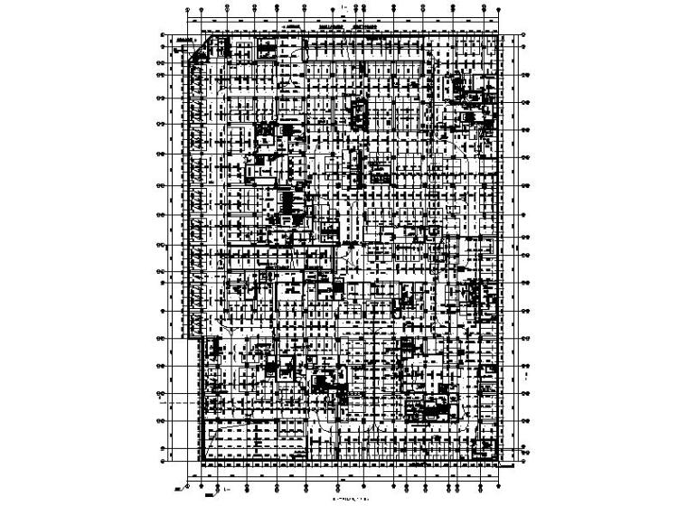 名宿图纸设计图资料下载-[上海]闵行新城地块地库消防喷淋设计图