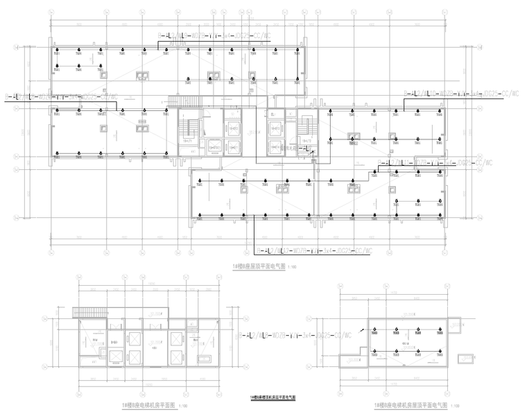 建筑照明施工图图纸资料下载-深圳超高层综合办公楼泛光照明施工图